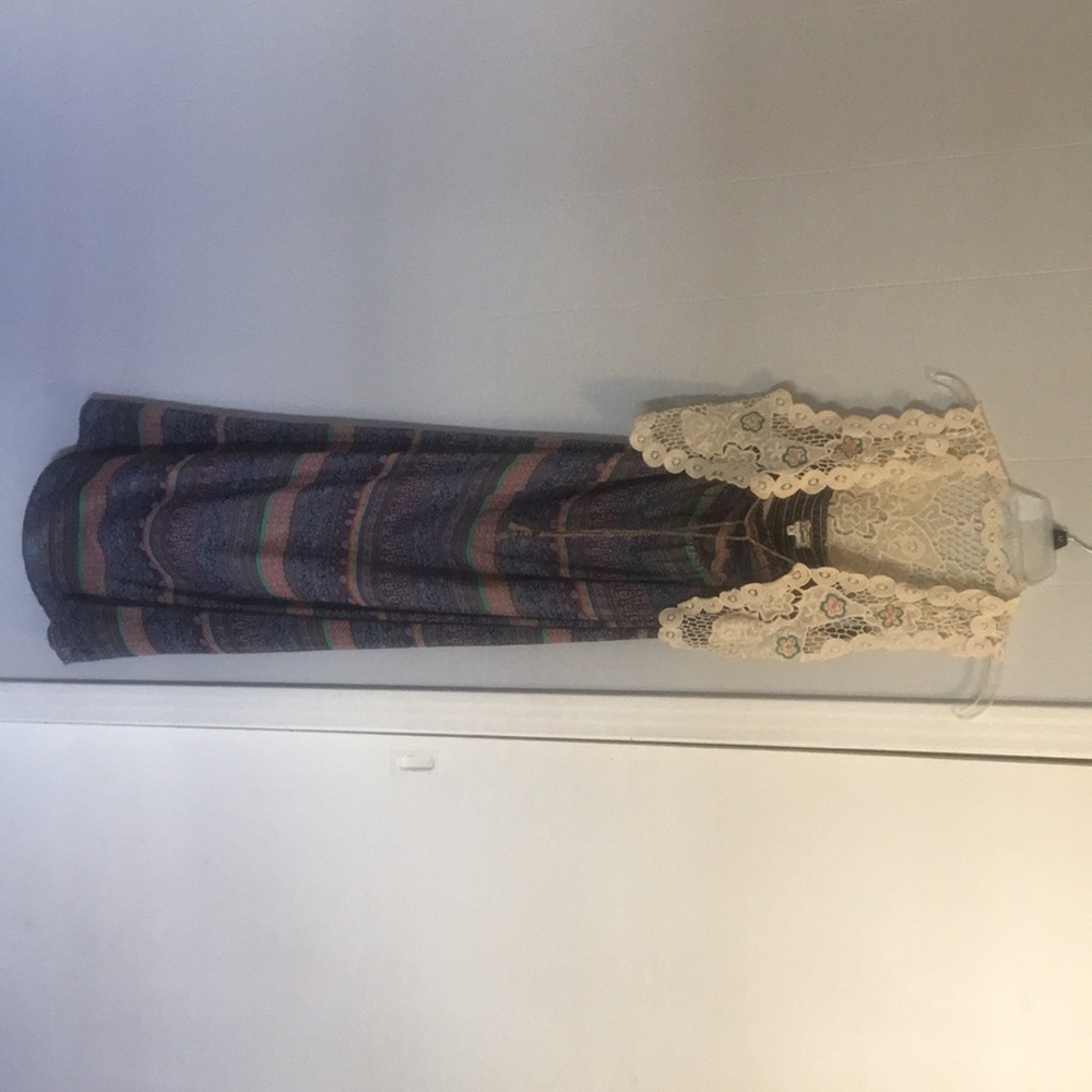 Lulumari Strapless Full Length Dress Size Small